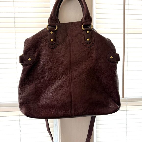 Elda Verney Burgundy Leather Bag - well loved and in beautiful condition - Picture 7 of 16